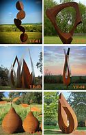 Image result for Metal Garden Sculptures
