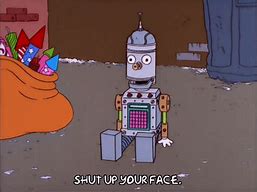 Image result for Frink Robot GIF Simpsons