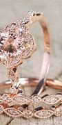 Image result for Unique Rose Gold Wedding Rings