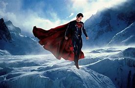 Image result for Superman On Mountain Art