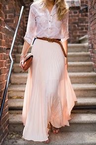 Image result for Long Skirt Outfits