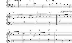 Image result for 12 Days of Christmas Piano Sheet Music