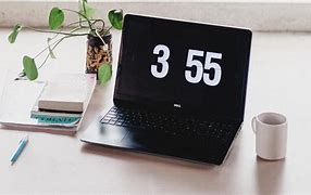 Image result for Picture of Laptop Screen with Time Display