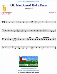 Image result for Tuba Sheet Music McDonald's Theme