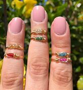 Image result for Beaded Rings Glass Beads