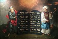 Image result for Ten Commandments Original Stones
