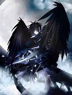 Image result for Anime Boy with Black Wings