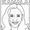 Image result for Kamala Harris Coloring Paper Illustration