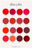 Image result for Red Color Names Shades