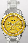 Image result for Fossil Clear Watch