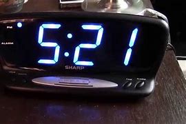 Image result for Sharp Alarm Clock Blue LED