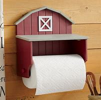 Image result for Rustic Wood Paper Towel Holder