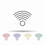 Image result for Rainbow Wifi Icon