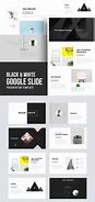 Image result for Black and White Google Slides Theme