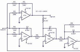 Image result for Crossover Circuit Diagram