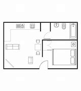Image result for Sketch of a 1 Bedroom Floor Plan