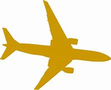 Image result for Gold Airplane Clip Art Fron