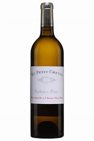 Image result for Petit Cheval Bordeaux Blanc