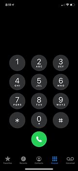 Image result for iPhone 5 iOS 6 Phone Keypad