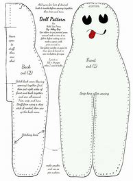 Image result for Free Dammit Doll Sewing Patterns