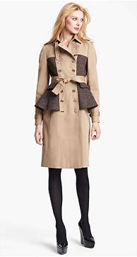 Image result for Burberry Plaid Fleece Coat