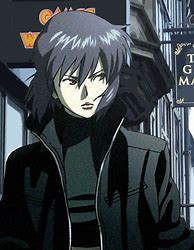 Image result for ghosts in the shell motoko kusanagi