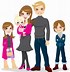 Image result for Family Clip Art 5 People