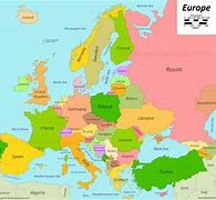 Image result for World Map Simple Europe