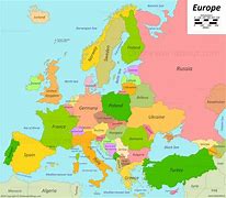 Image result for World Map Europe Close Up