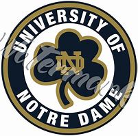 Image result for Notre Dame Clover Logo Outline