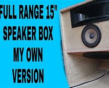 Image result for Full Range Speaker Box Design