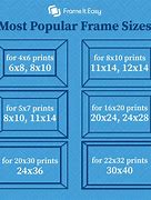 Image result for Frame Sizes for Photos