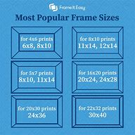 Image result for Small Picture Frame Sizes