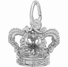 Image result for Sterling Silver Crown Charms