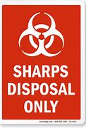 Image result for Sharp Container Disposal Sign