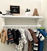 Image result for Coat Rack Wall Mounted with Shelf Nursery