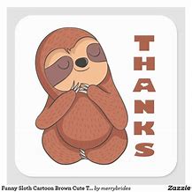 Image result for Sloth Thank You Clip Art