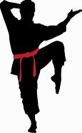 Image result for Karate Silhouette Png