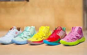 Image result for Basketball Shoes Kyries Spongebob
