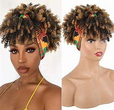 Image result for Headband Wigs with Bangs