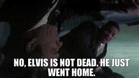 Image result for Elvis Isn't Dead He Just Went Home