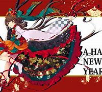 Image result for Happy New Year Card Anime