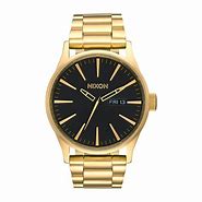 Image result for Nixon Watches Gold N Black