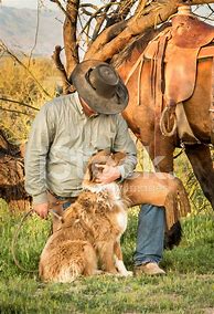 Image result for Cowboy and His Dog