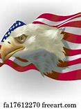 Image result for America Flag with Eagle Drawing