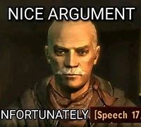 Image result for Fallout Funny Speech Checks