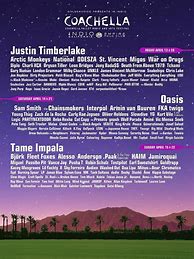 Image result for Coachella 2018 LineUp