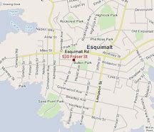 Image result for Map of CFB Esquimalt