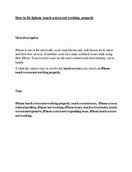 Image result for What to Do iPhone Touch Screen Nt Working