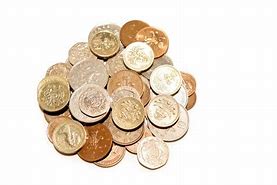 Image result for Pile of British Coins